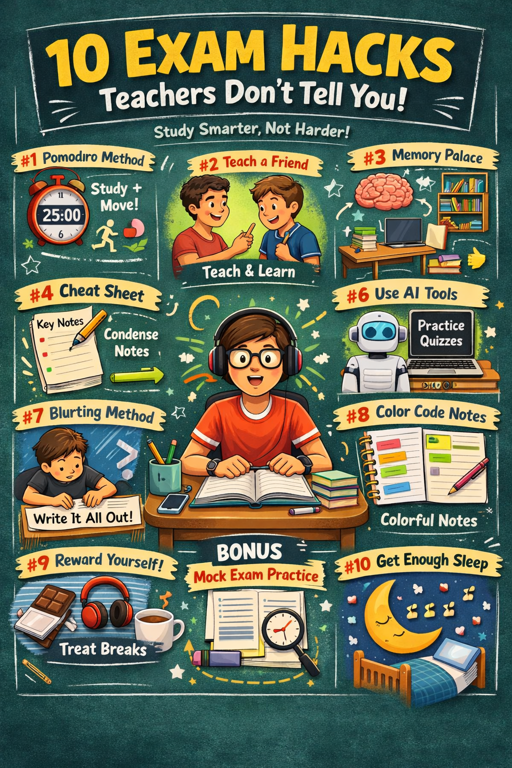 10 Exam Hacks Teachers Don’t Tell You (But Every Student Should Know)