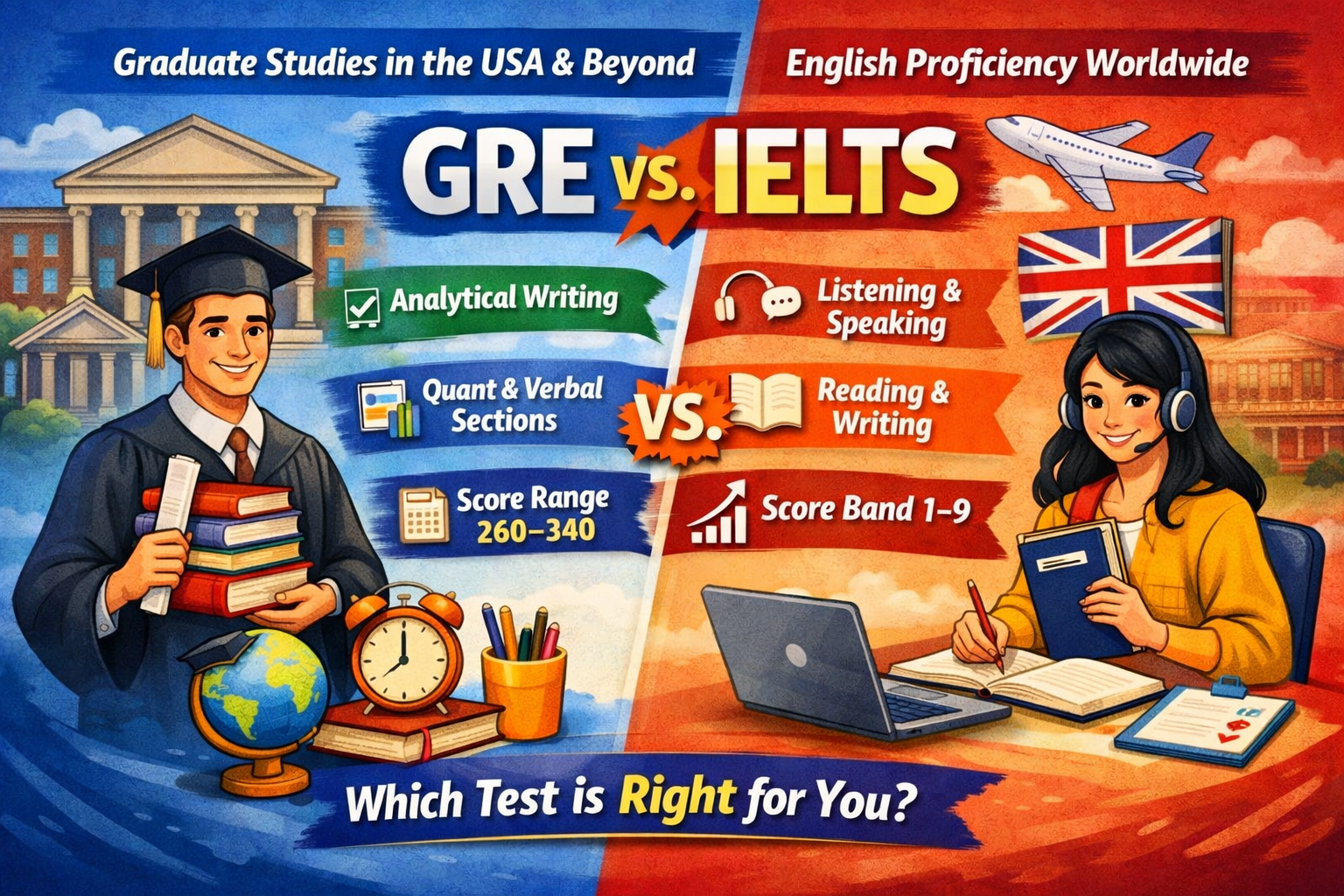 GRE vs. IELTS — Which Exam Should You Take?