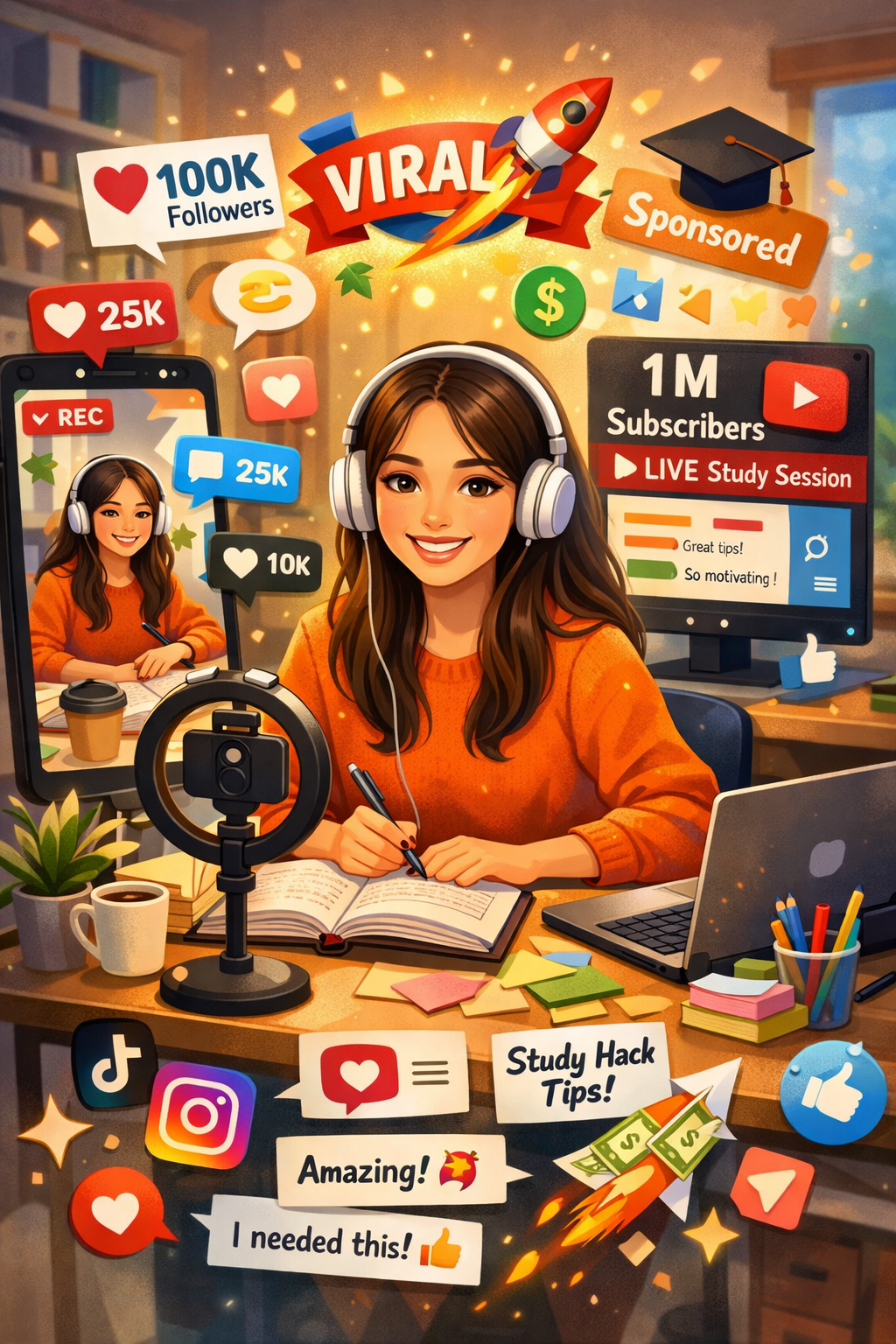 From Study Hacks to Stardom: How Students Are Going Viral Sharing Their Success